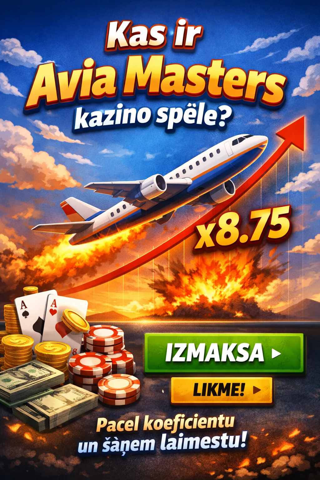 Kas ir Avia Masters kazino spēle?
